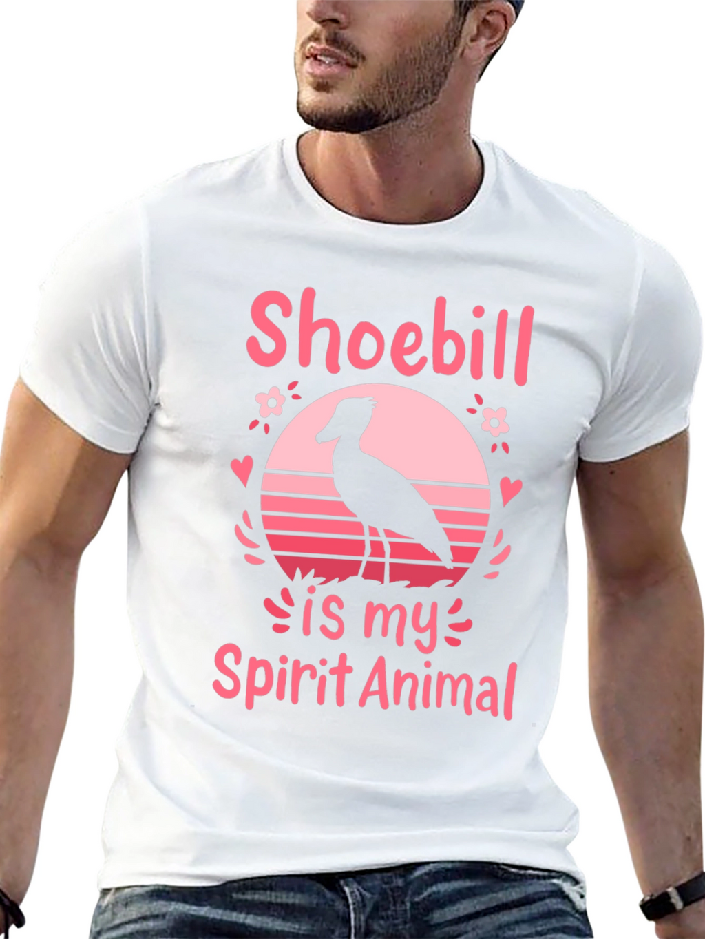 Shoebill Spirit Animal Graphic Tee