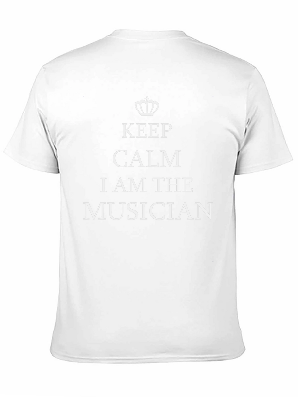 Keep Calm Musician Graphic Tee - Black