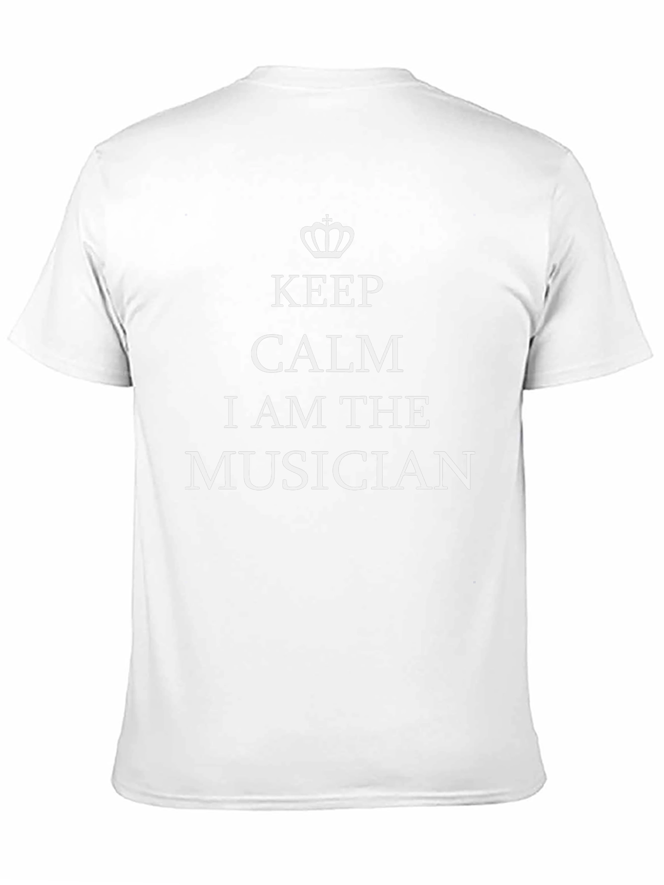 Keep Calm Musician Graphic Tee - Black