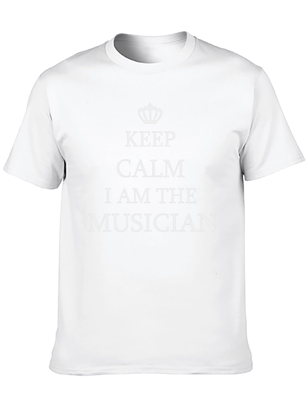 Keep Calm Musician Graphic Tee - Black