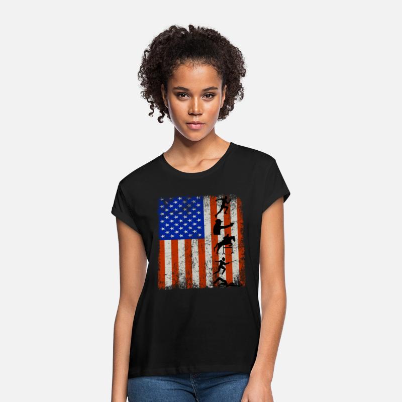 4th of July American Flag Modern Pentathlon