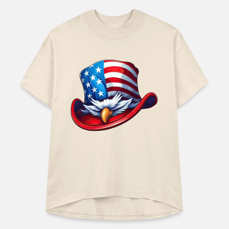 4th Of July eagle flag hat