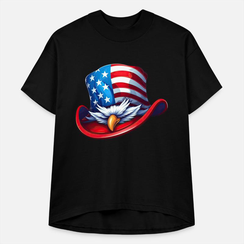 4th Of July eagle flag hat