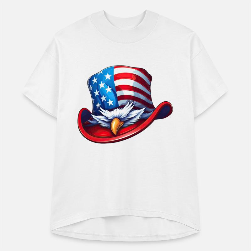 4th Of July eagle flag hat