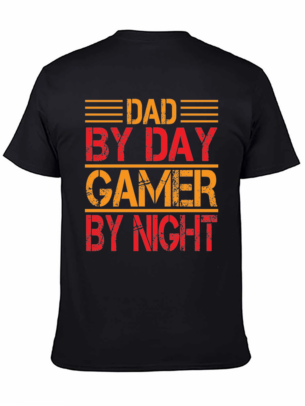 Dad By Day Gamer By Night Graphic T-Shirt