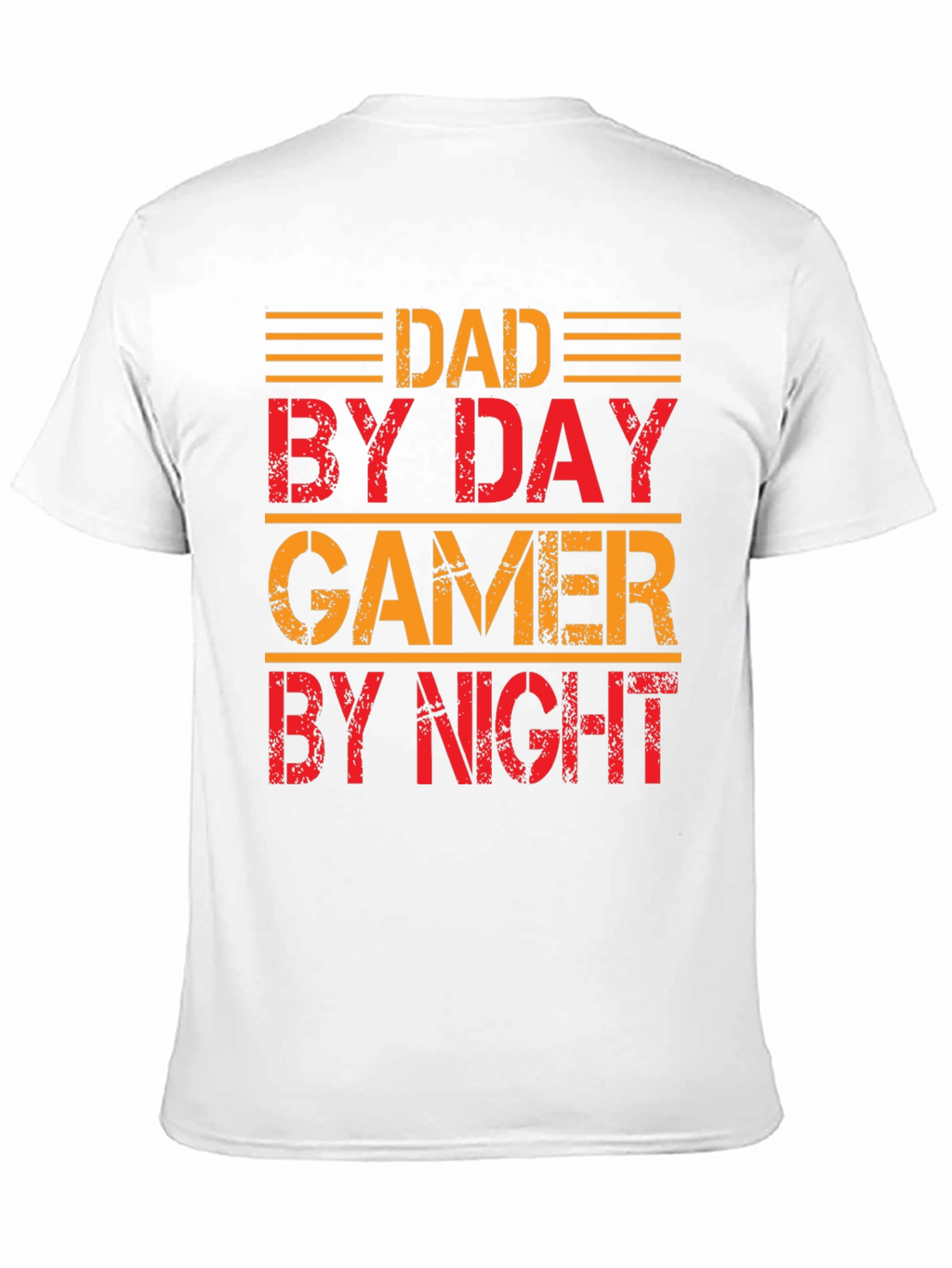 Dad By Day Gamer By Night Graphic T-Shirt