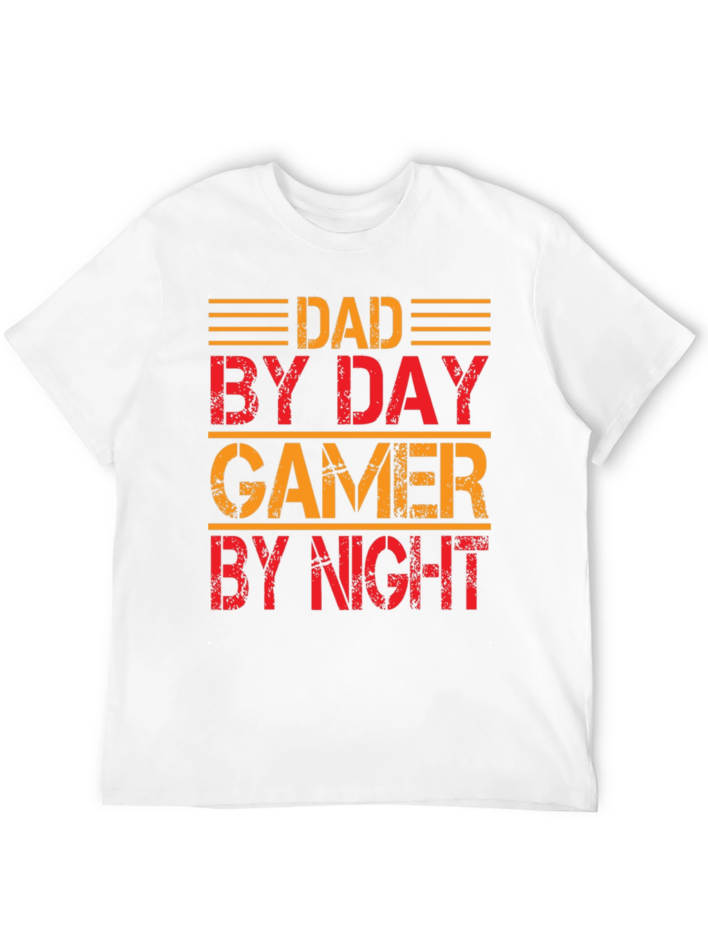 Dad By Day Gamer By Night Graphic T-Shirt
