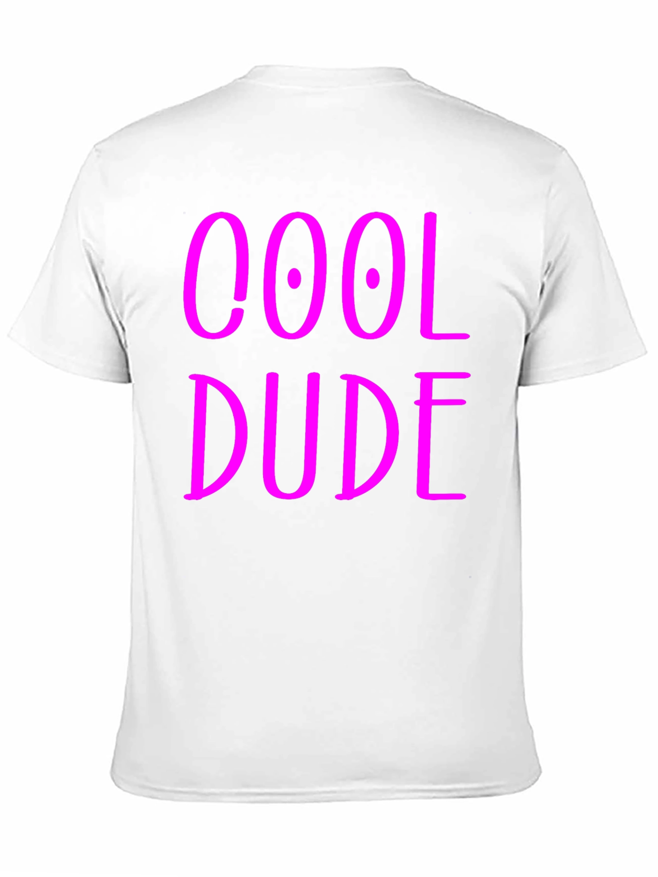 Cool Dude Graphic Tee - Black Cotton Blend T-Shirt