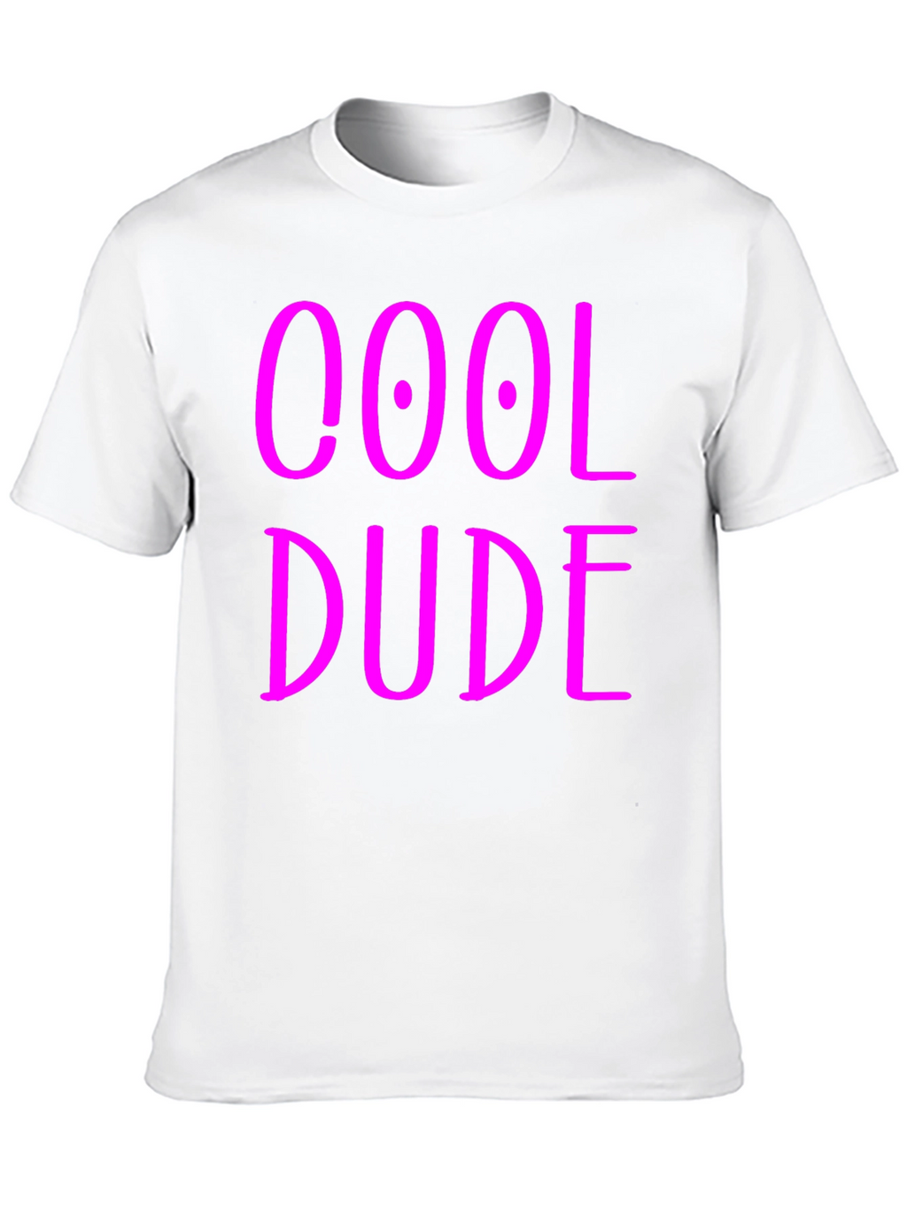 Cool Dude Graphic Tee - Black Cotton Blend T-Shirt