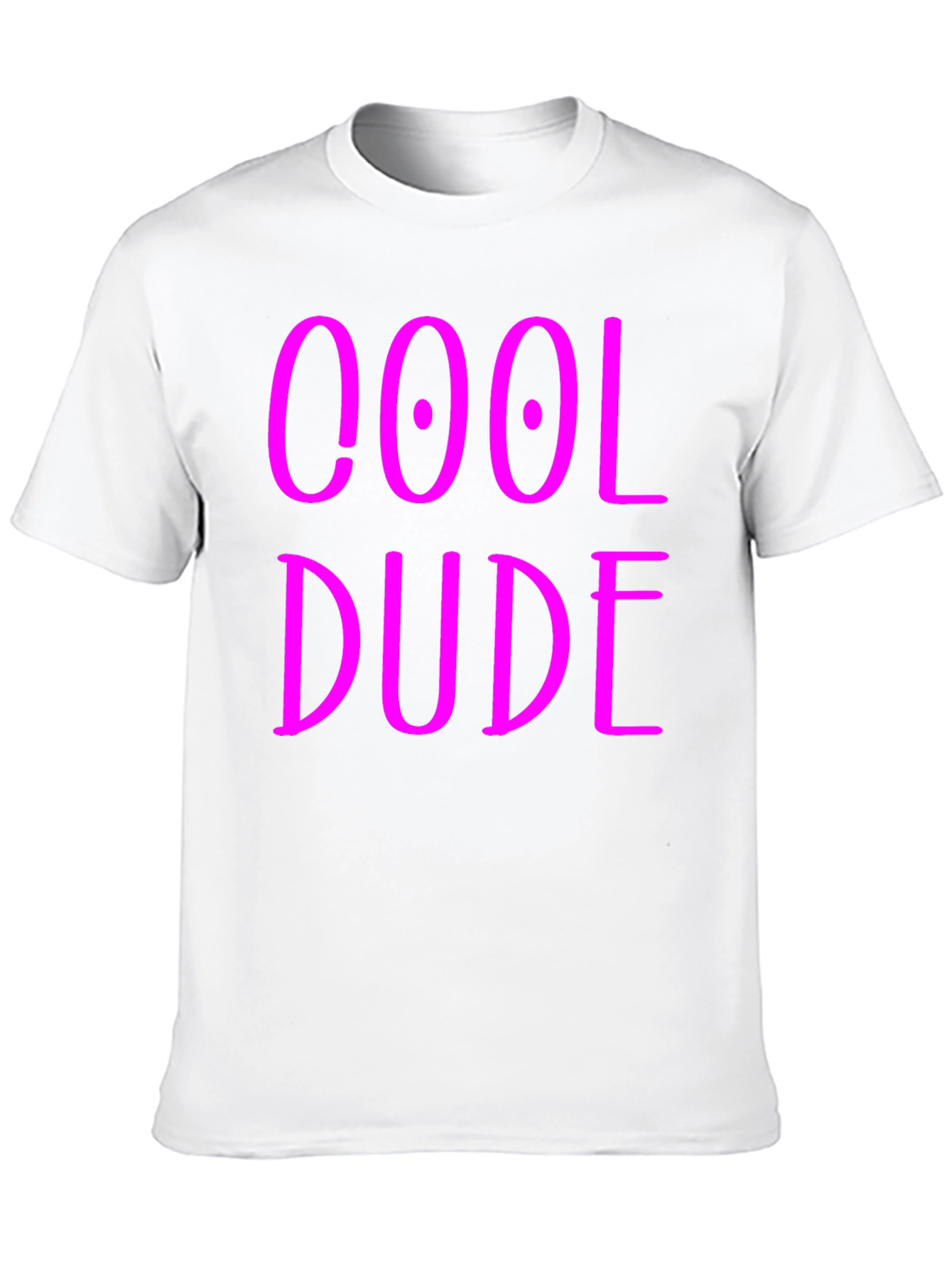 Cool Dude Graphic Tee - Black Cotton Blend T-Shirt