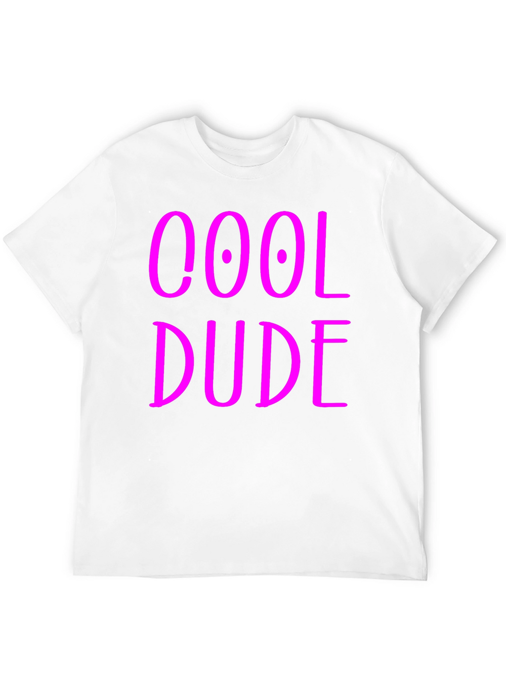 Cool Dude Graphic Tee - Black Cotton Blend T-Shirt