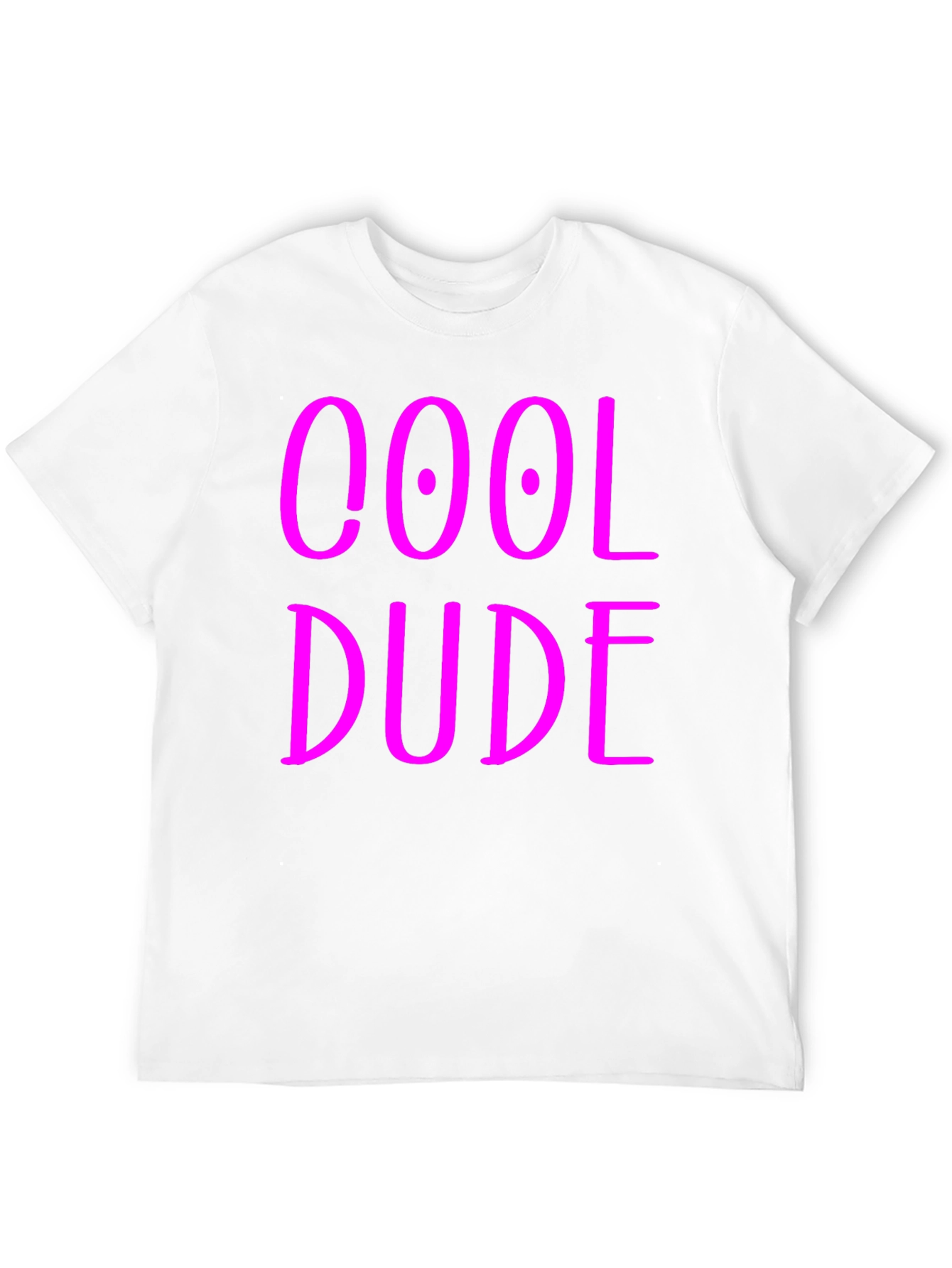 Cool Dude Graphic Tee - Black Cotton Blend T-Shirt