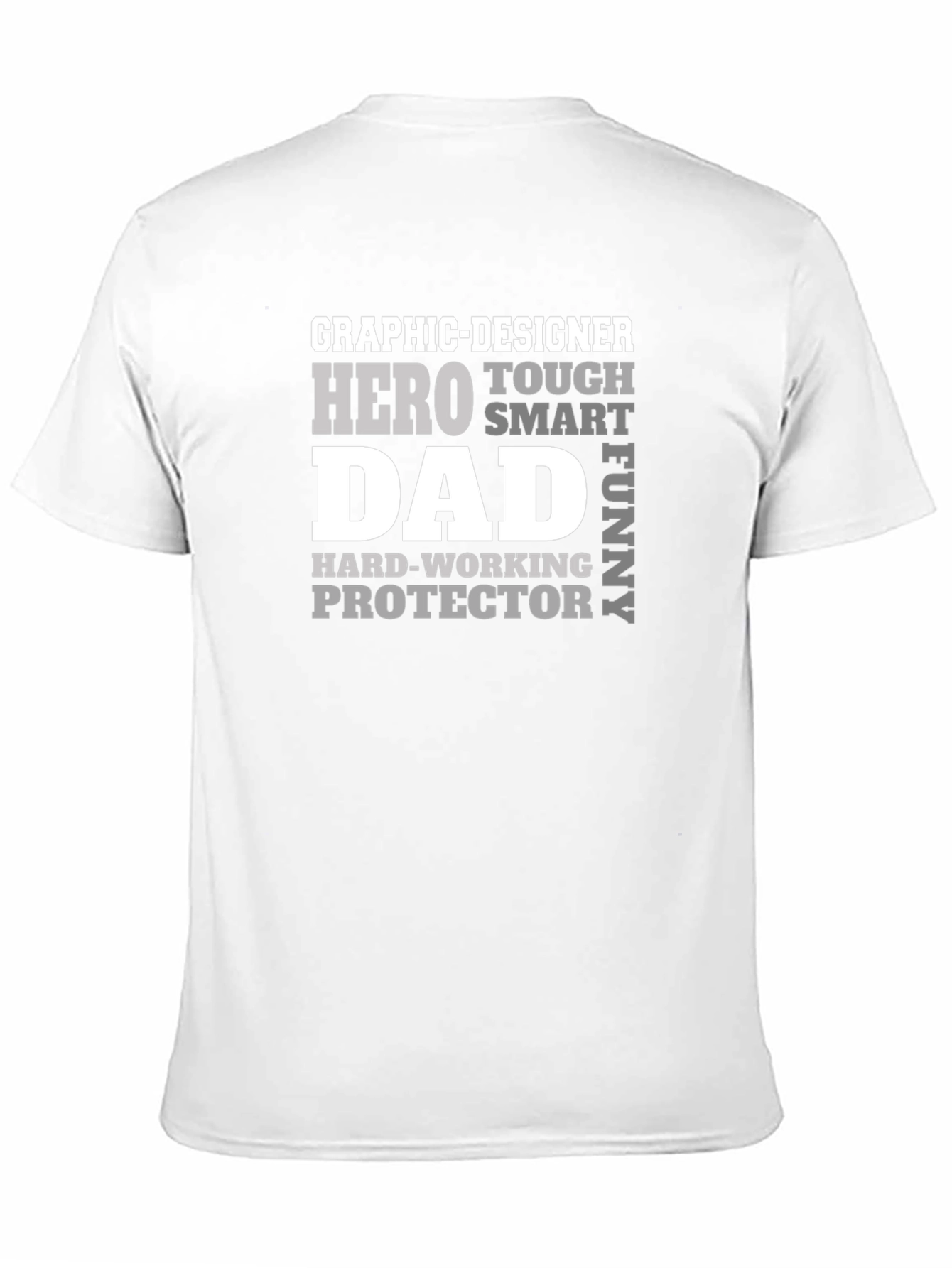 Graphic Designer Dad T-Shirt - Hero Protector Funny