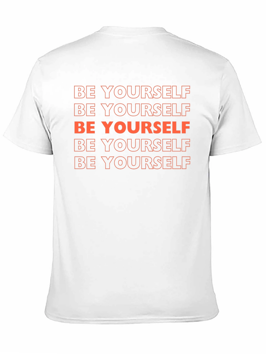 Be Yourself Black Graphic Tee