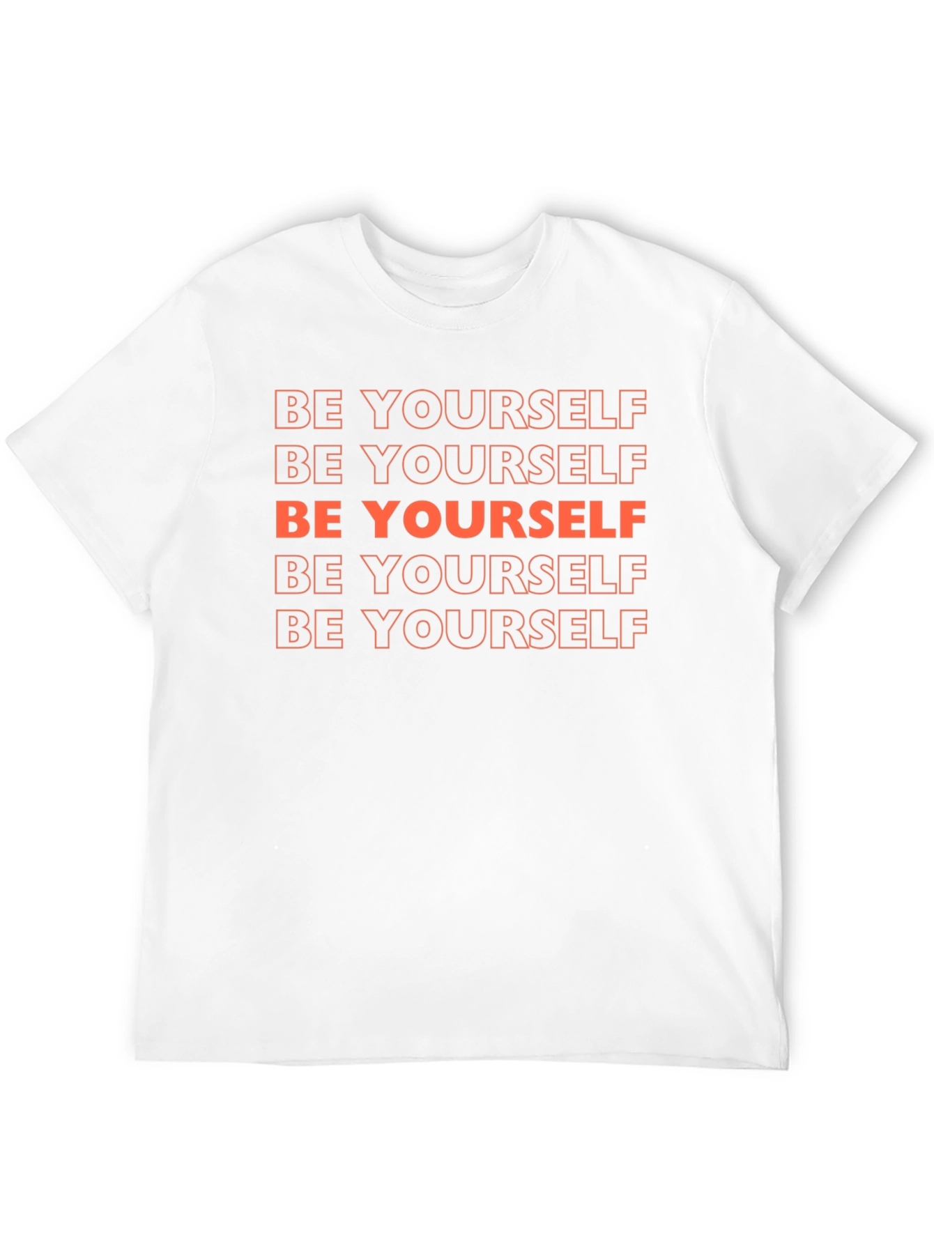 Be Yourself Black Graphic Tee
