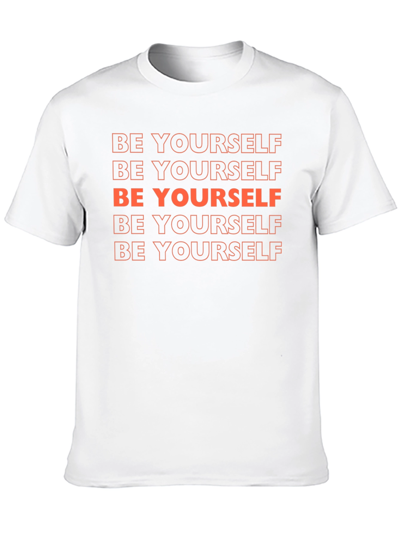 Be Yourself Black Graphic Tee