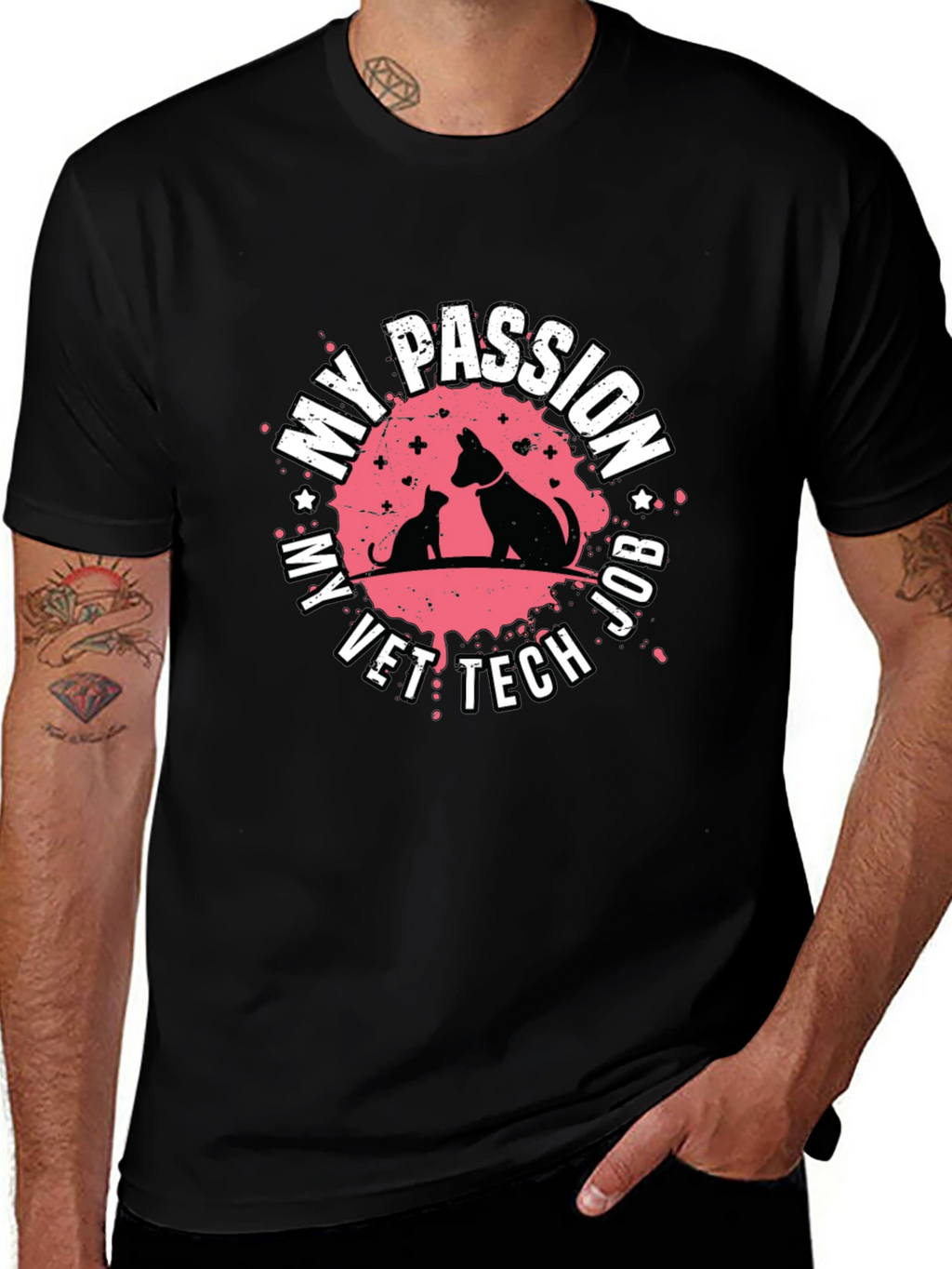 Vet Tech Passion Tee - Animal Lovers T-Shirt