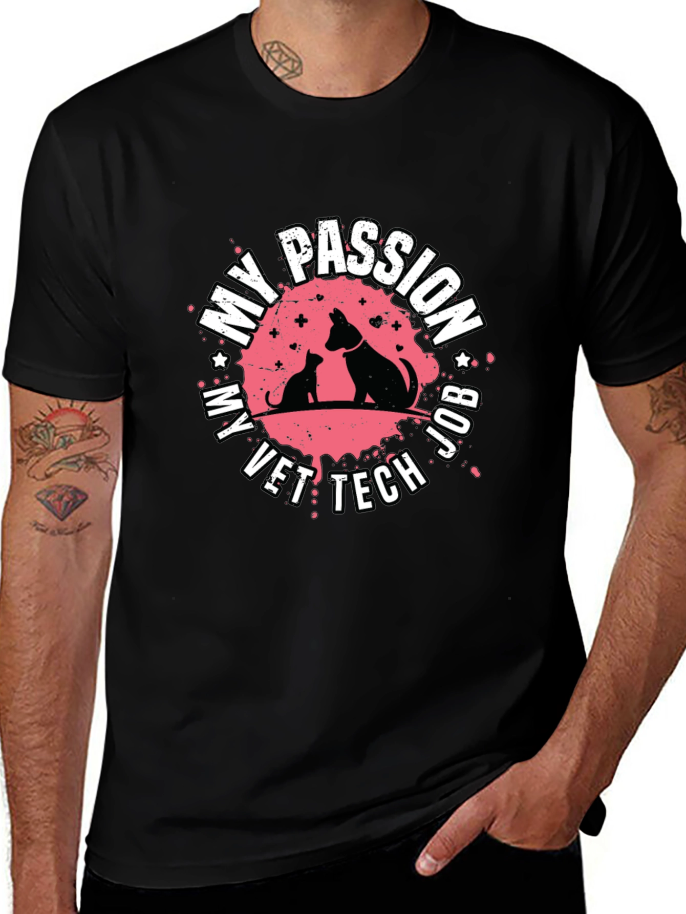 Vet Tech Passion Tee - Animal Lovers T-Shirt