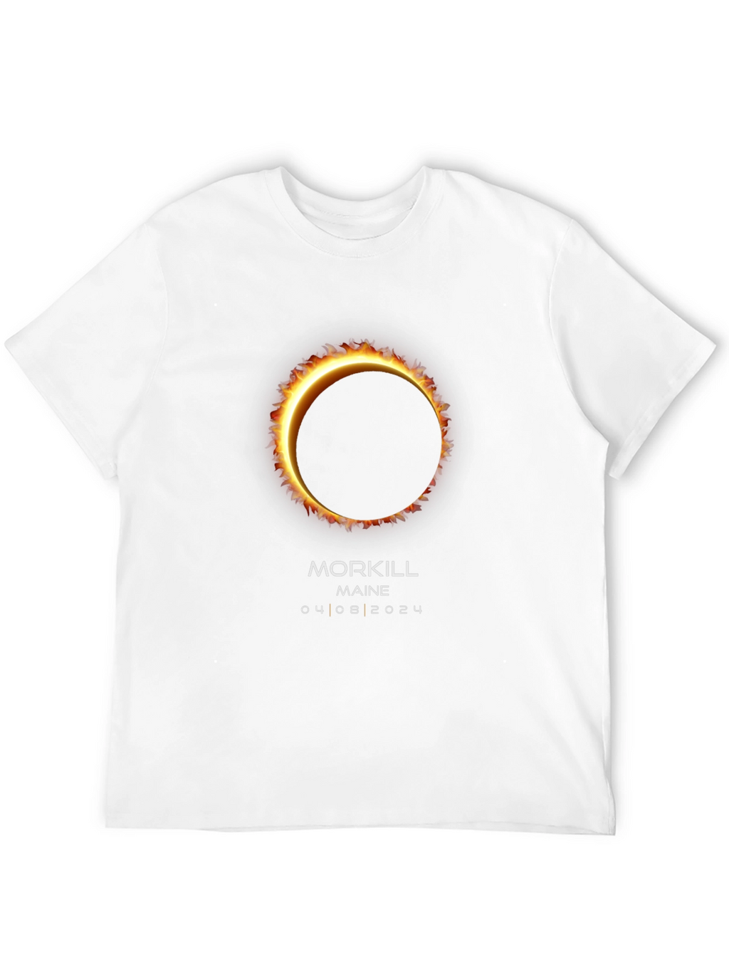 Total Solar Eclipse Morkill Maine 2024 T-Shirt