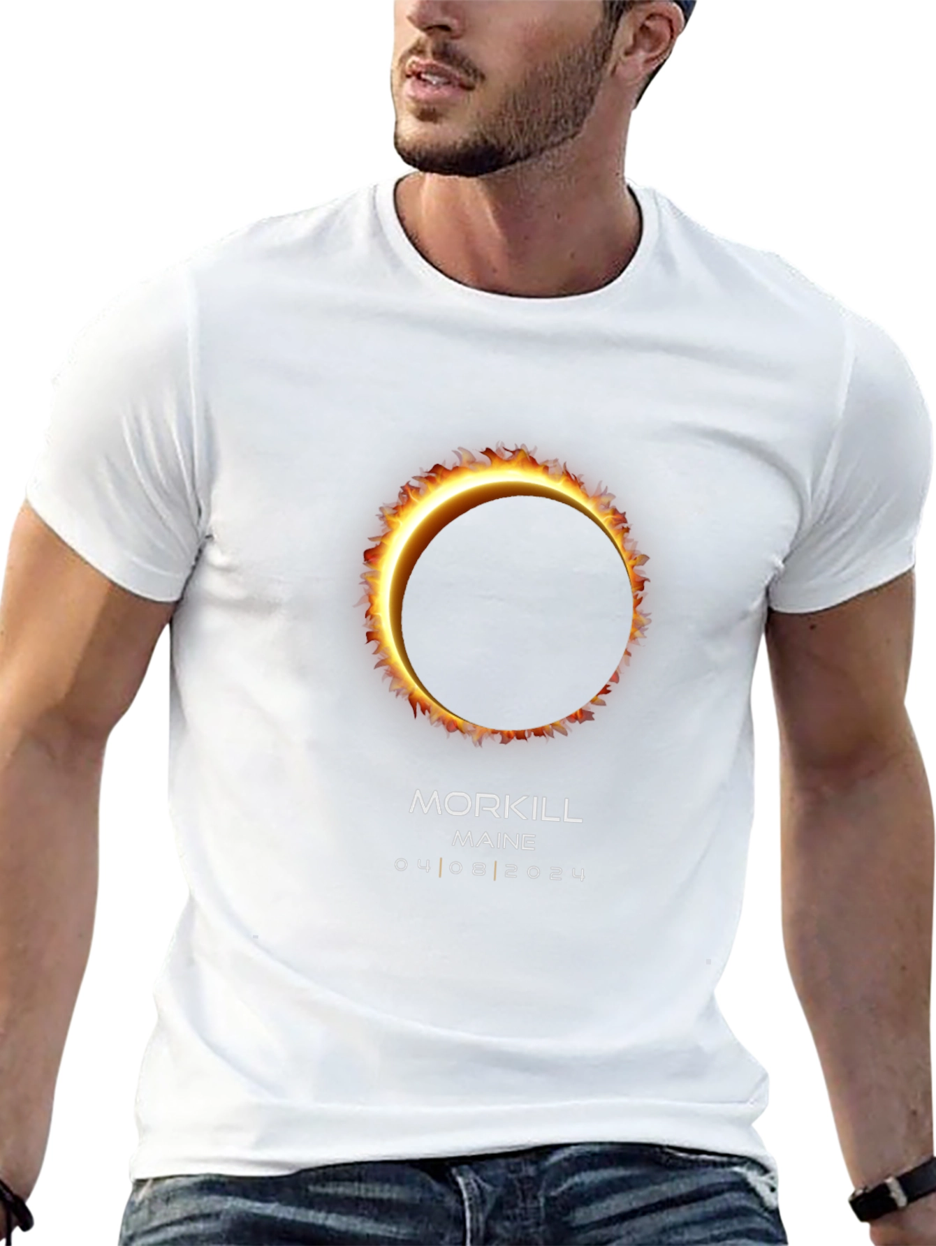 Total Solar Eclipse Morkill Maine 2024 T-Shirt