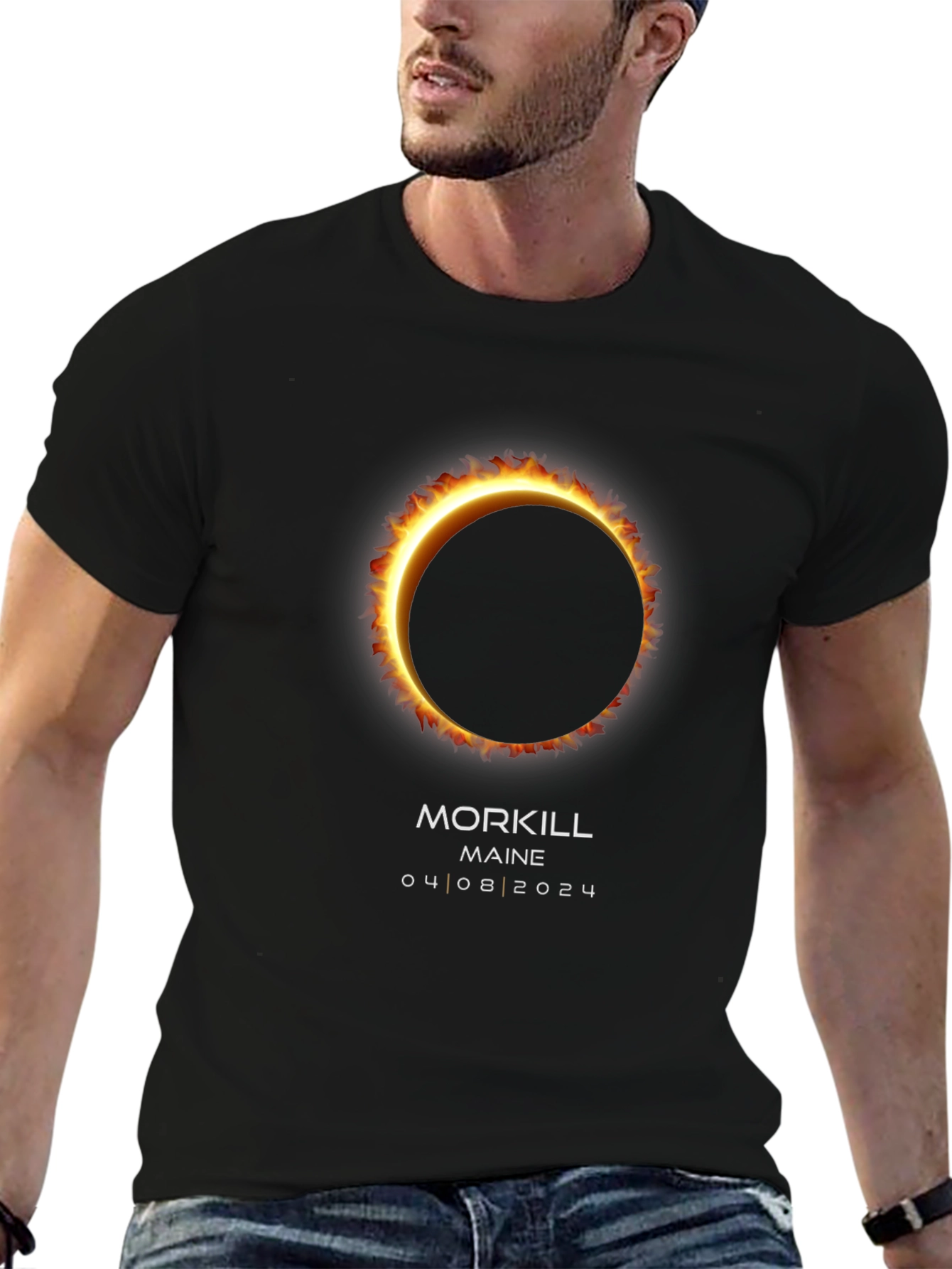 Total Solar Eclipse Morkill Maine 2024 T-Shirt