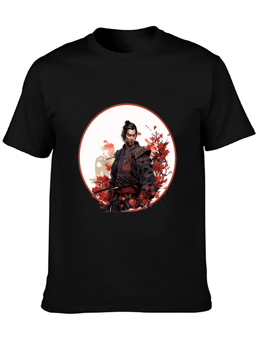 Samurai Graphic Tee - Bold Japanese Design