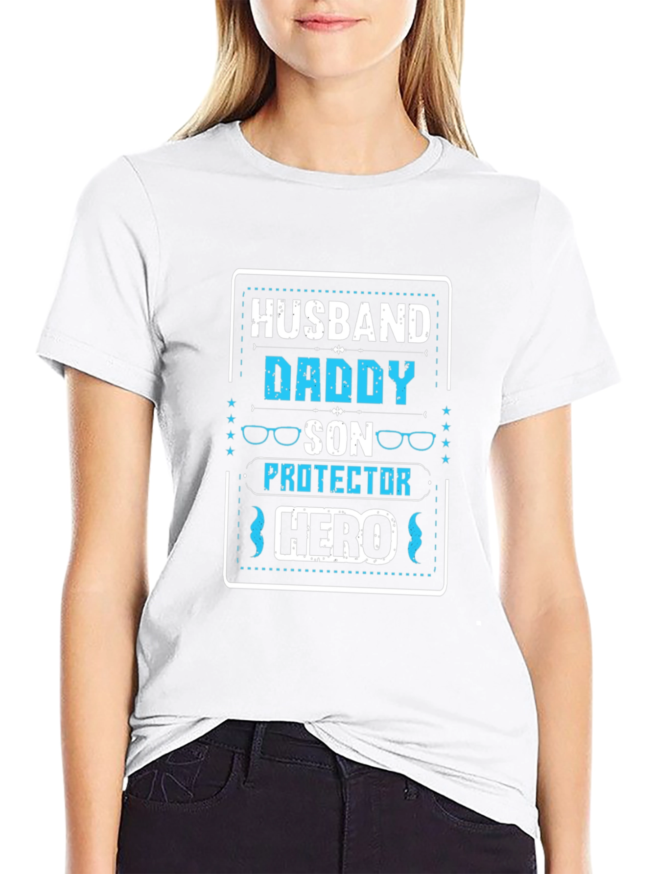 Husband Daddy Son Protector Hero T-Shirt