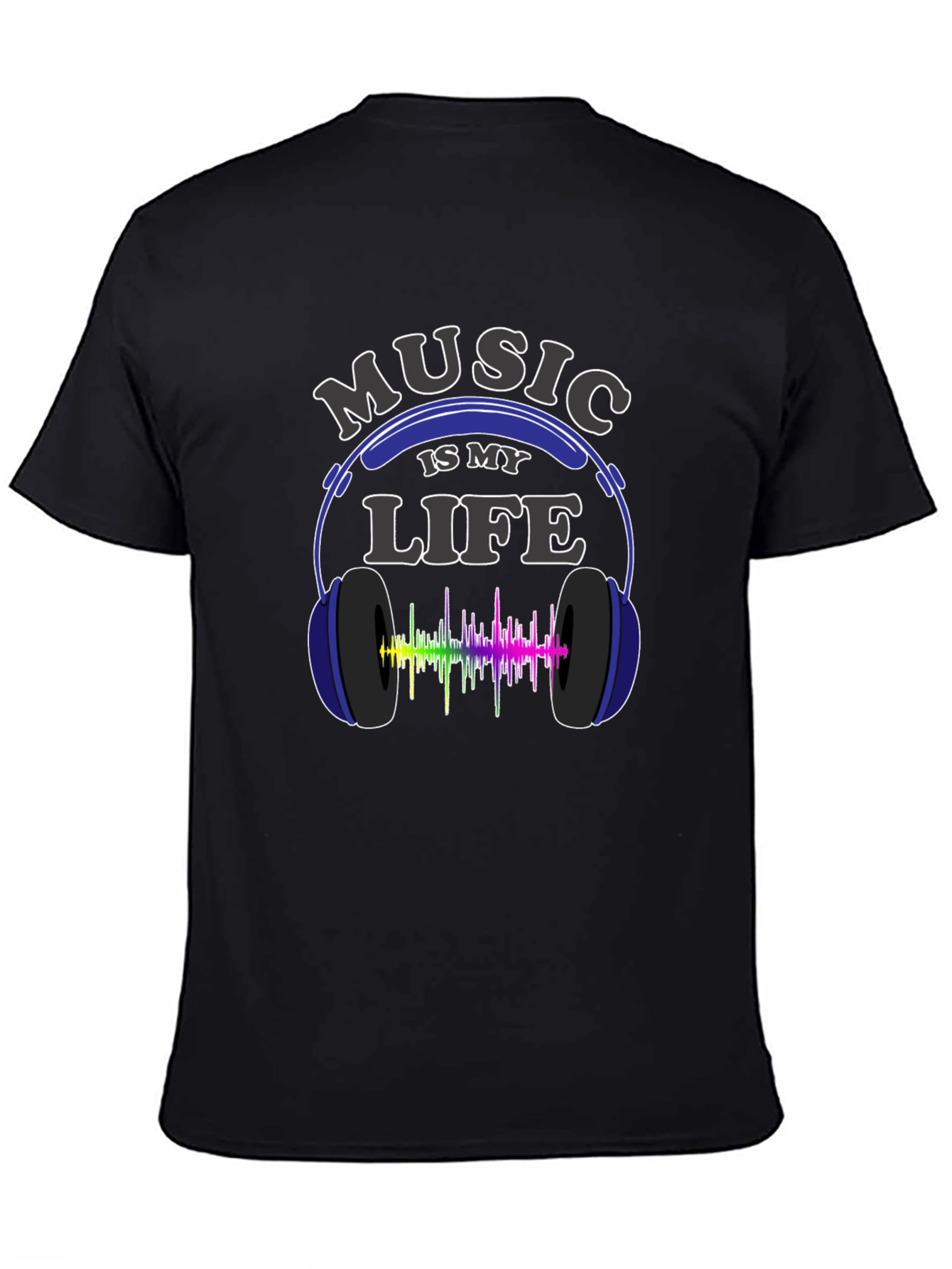 Music is My Life Graphic T-Shirt
