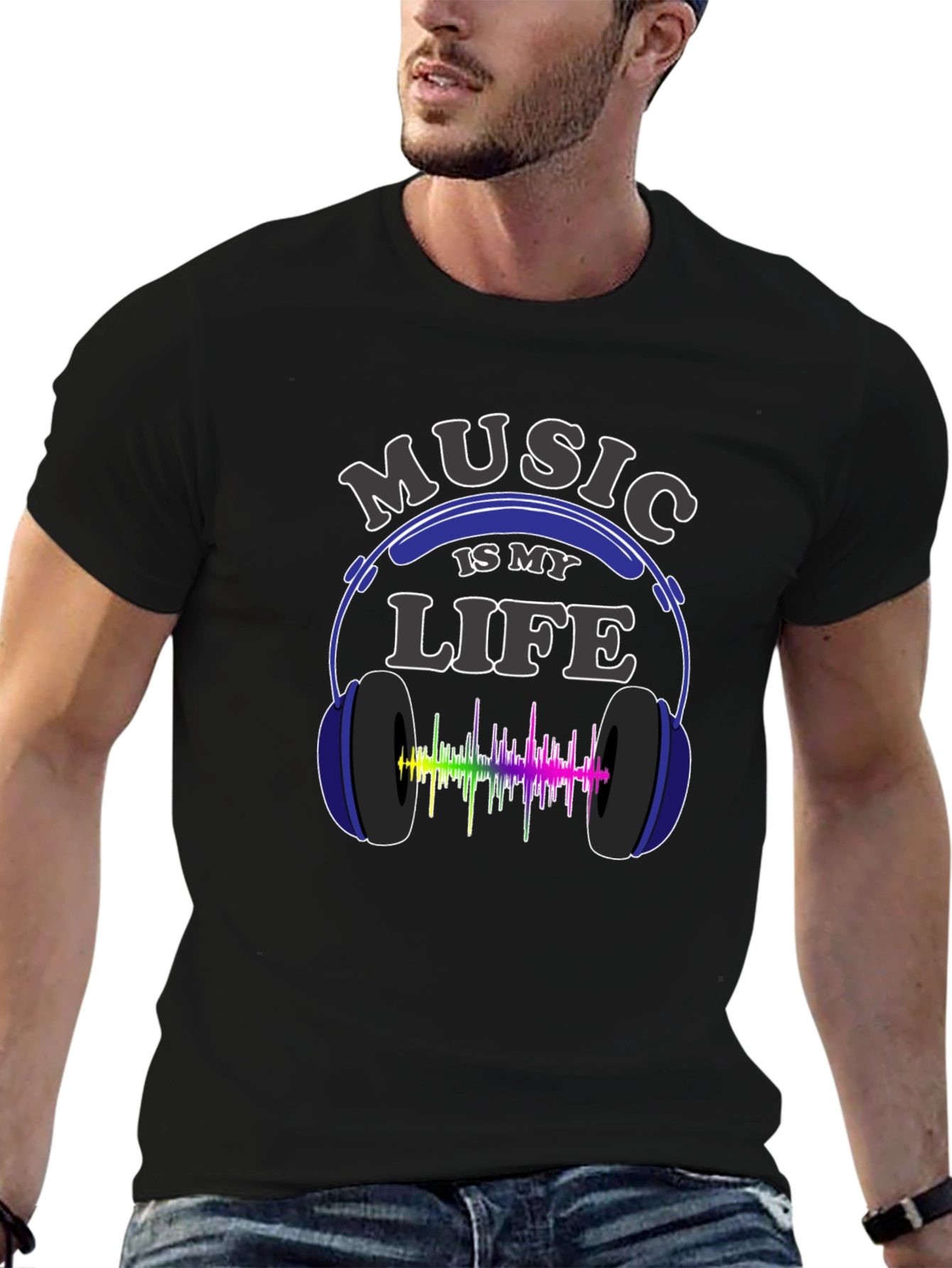 Music is My Life Graphic T-Shirt
