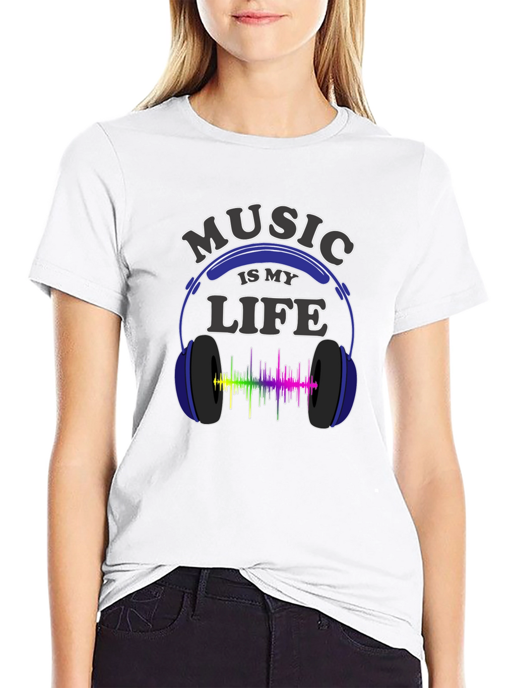 Music is My Life Graphic T-Shirt