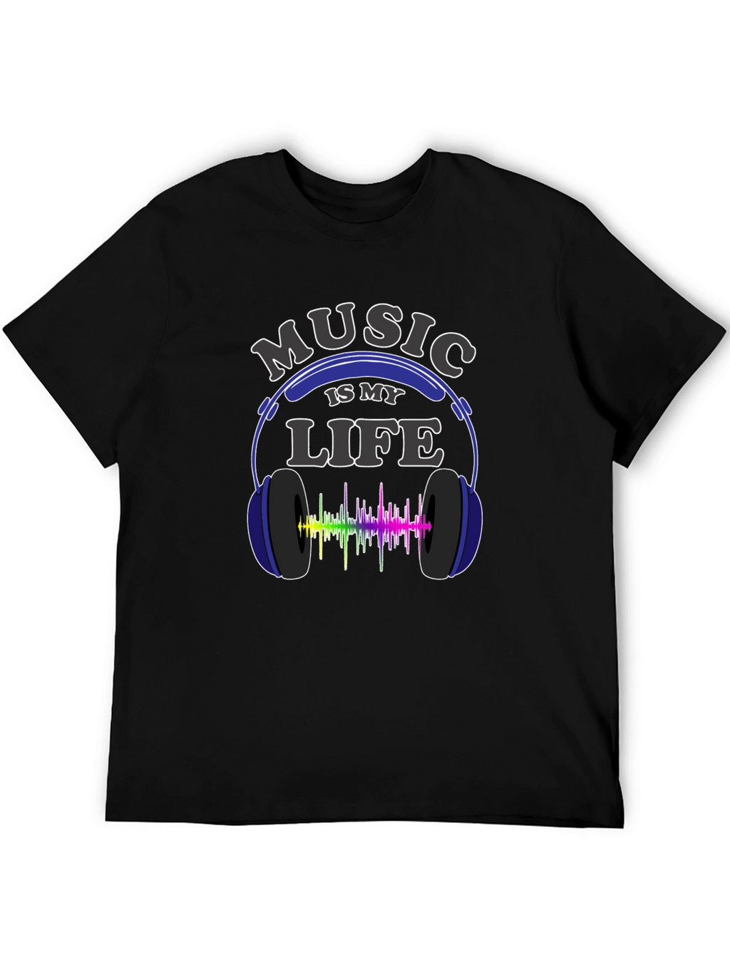 Music is My Life Graphic T-Shirt