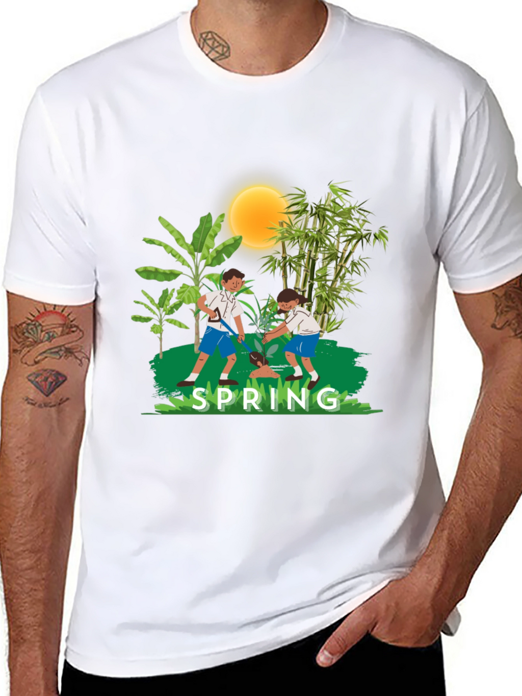 Spring Planting T-Shirt - Nature Theme