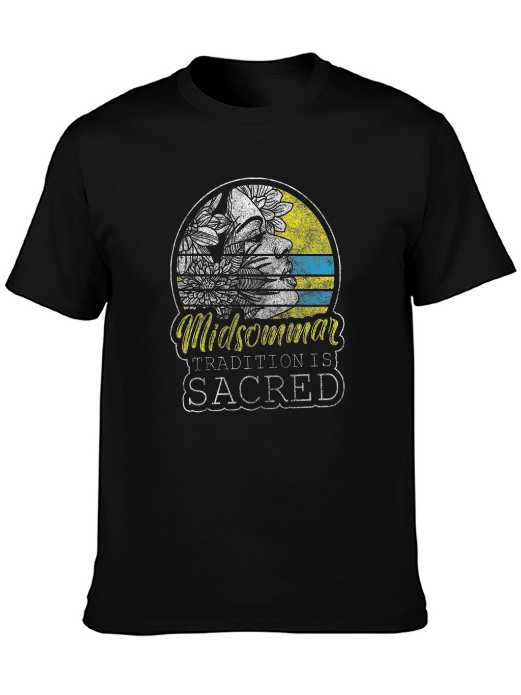Midsommar Tradition is Sacred Black T-Shirt