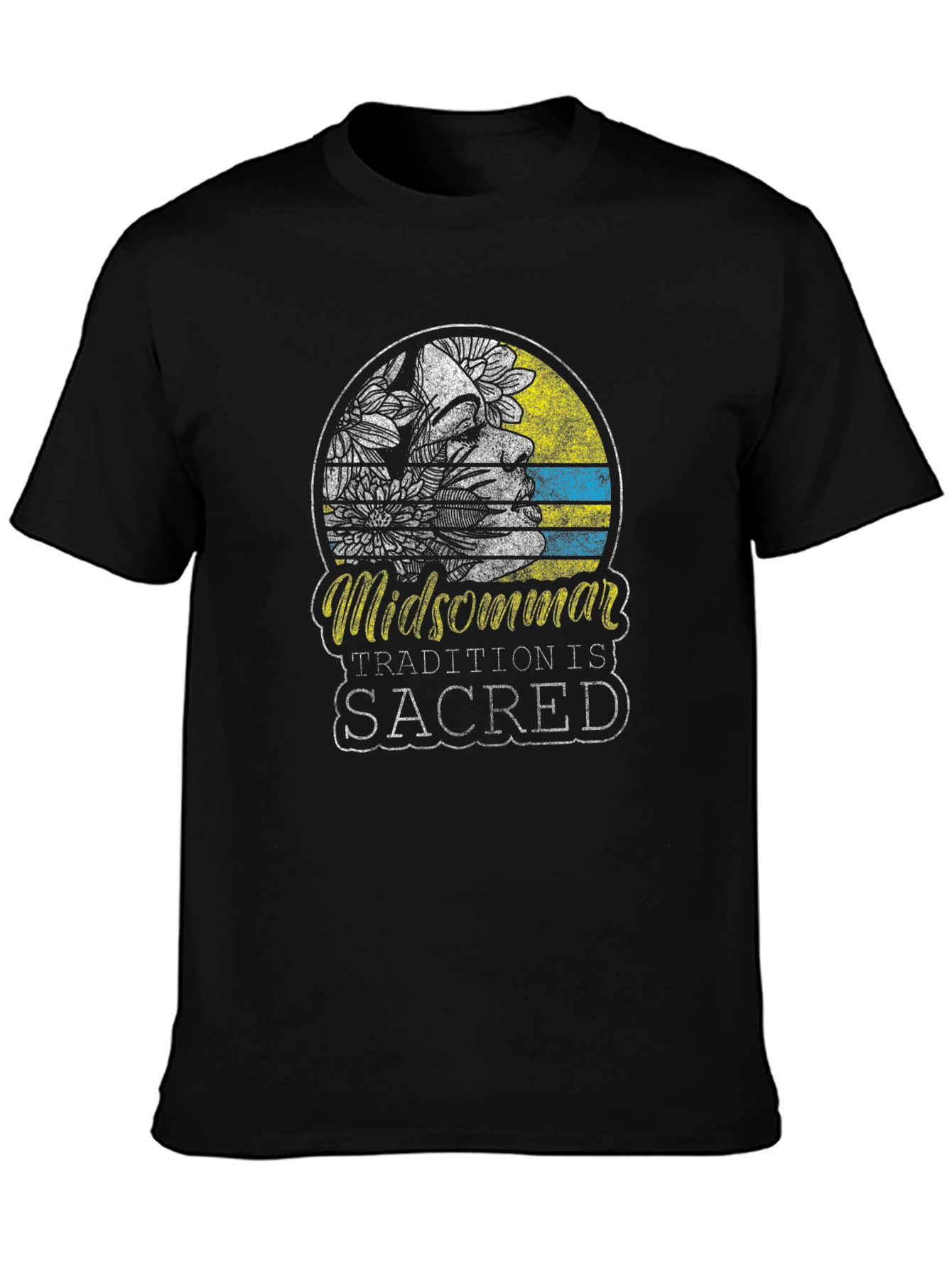 Midsommar Tradition is Sacred Black T-Shirt