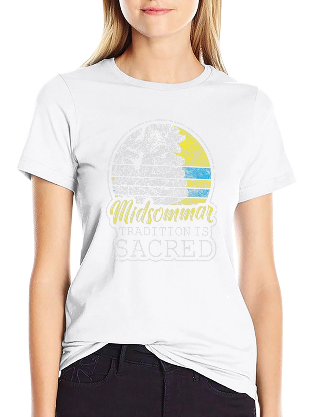 Midsommar Tradition is Sacred Black T-Shirt