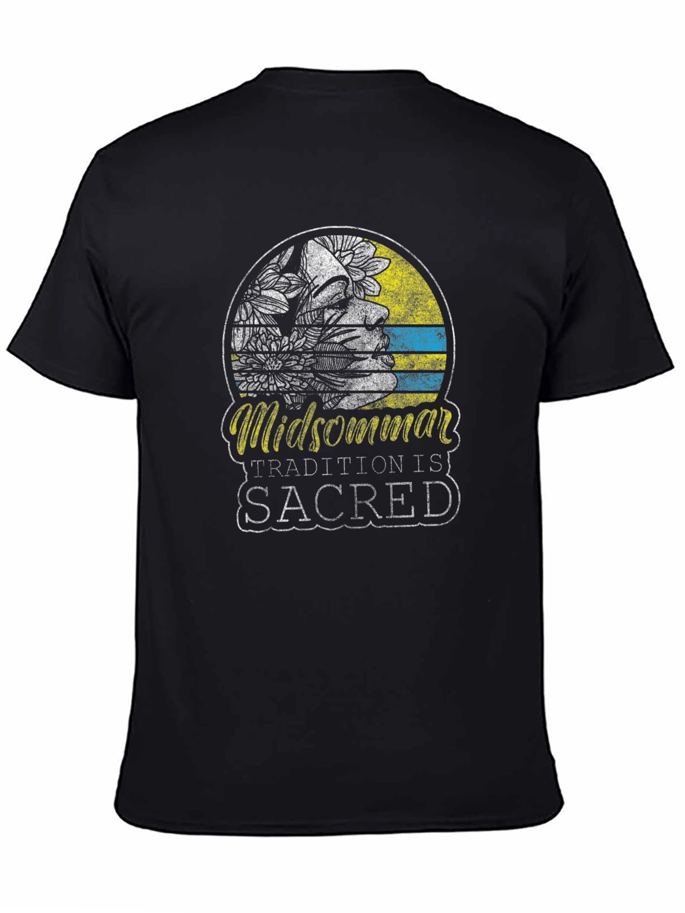 Midsommar Tradition is Sacred Black T-Shirt