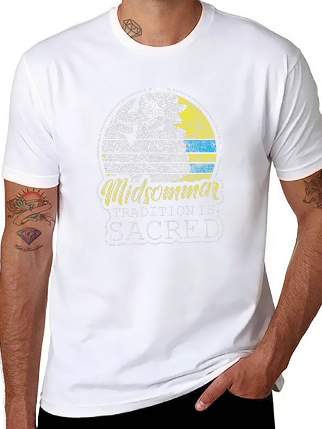 Midsommar Tradition is Sacred Black T-Shirt