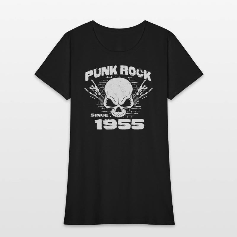 69th Birthday - Punk Rock Since 1955 Skull Rock