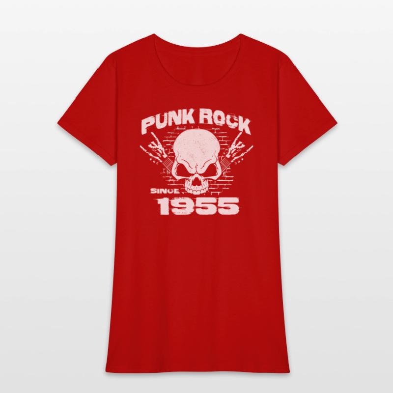 69th Birthday - Punk Rock Since 1955 Skull Rock