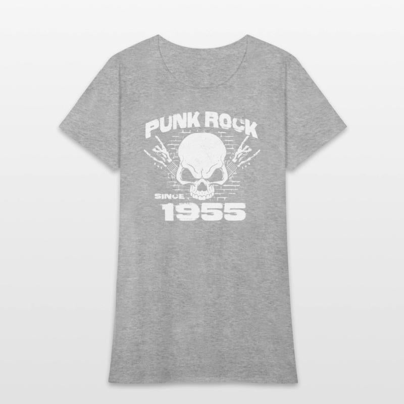 69th Birthday - Punk Rock Since 1955 Skull Rock
