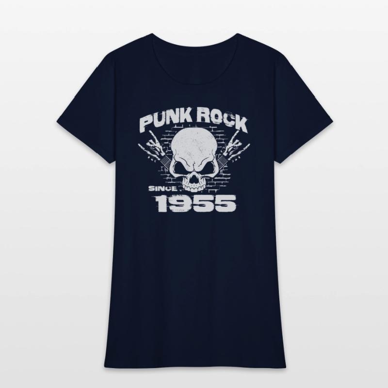 69th Birthday - Punk Rock Since 1955 Skull Rock