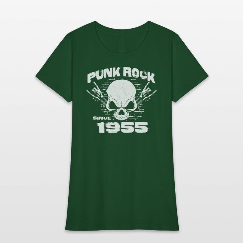 69th Birthday - Punk Rock Since 1955 Skull Rock