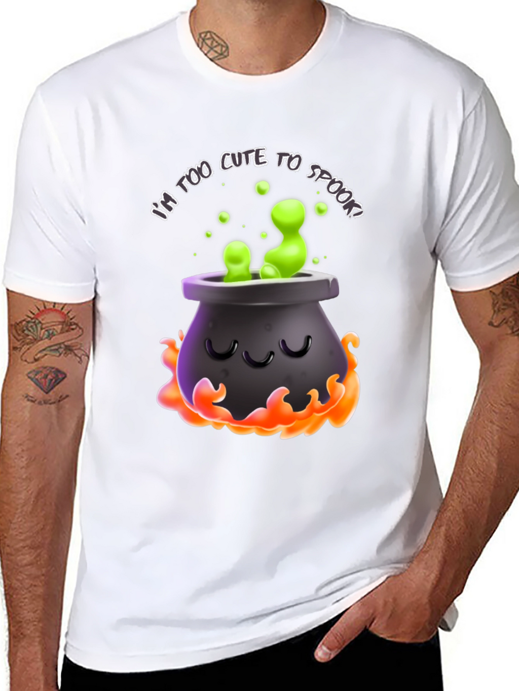 Cute Spooky Cauldron T-Shirt
