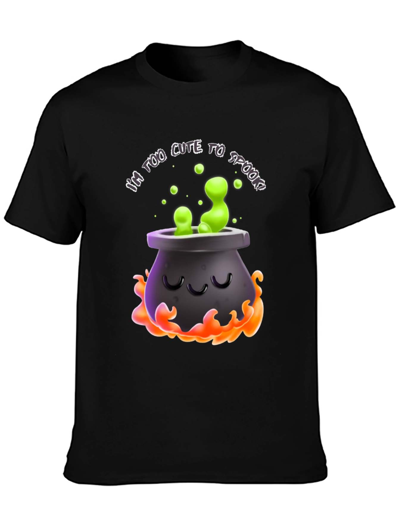 Cute Spooky Cauldron T-Shirt