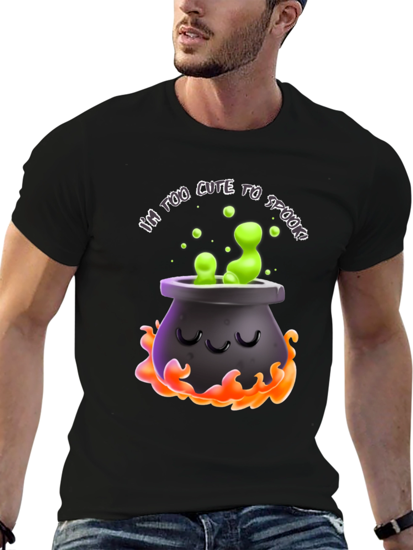 Cute Spooky Cauldron T-Shirt