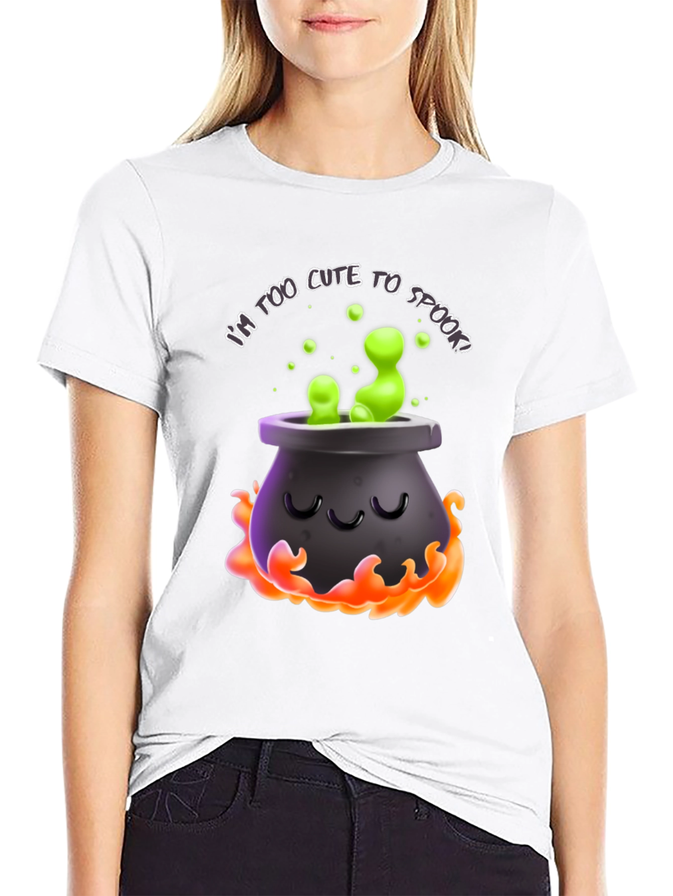 Cute Spooky Cauldron T-Shirt