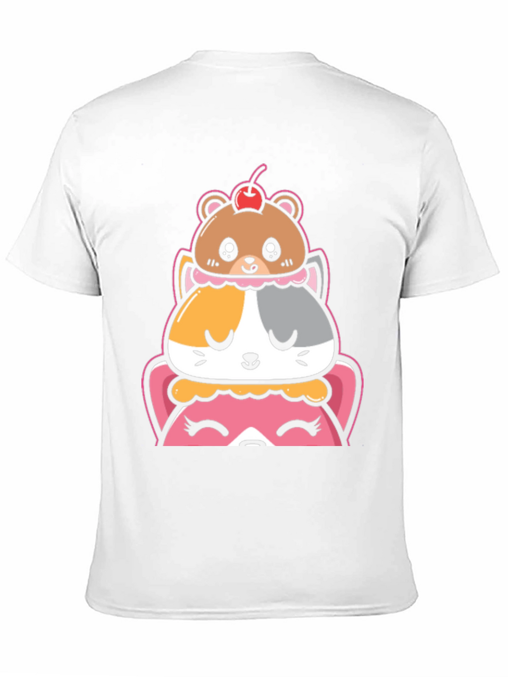 Cute Animal Dessert Stack Graphic Tee