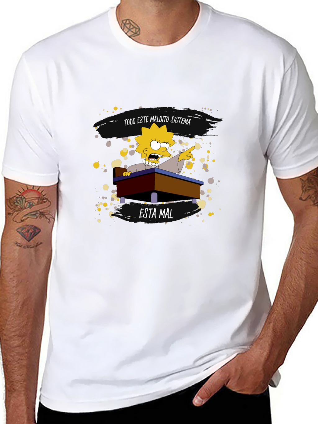 Lisa Simpson Todo Este Maldito Graphic Tee