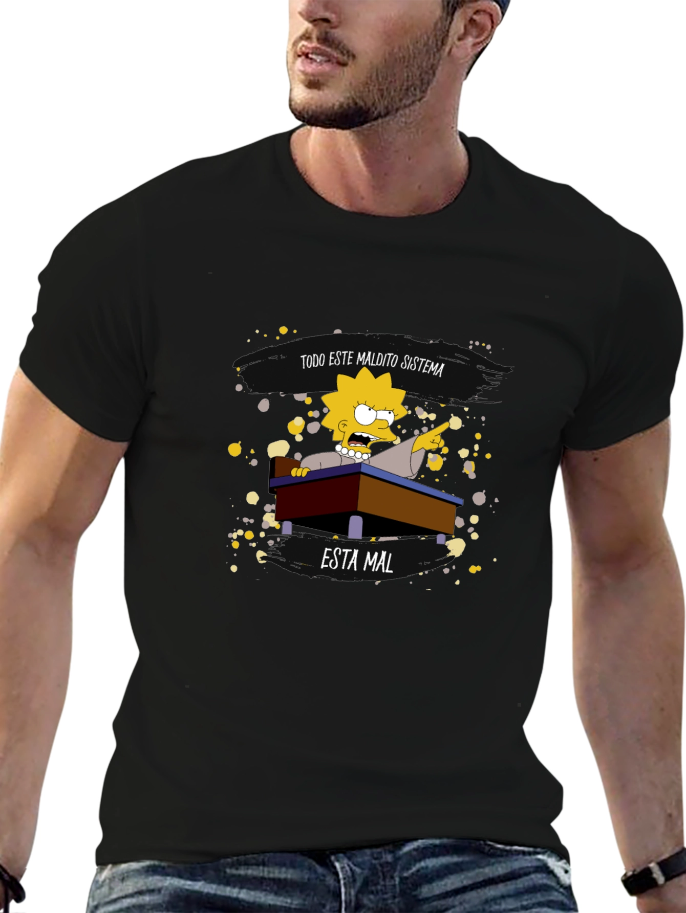 Lisa Simpson Todo Este Maldito Graphic Tee