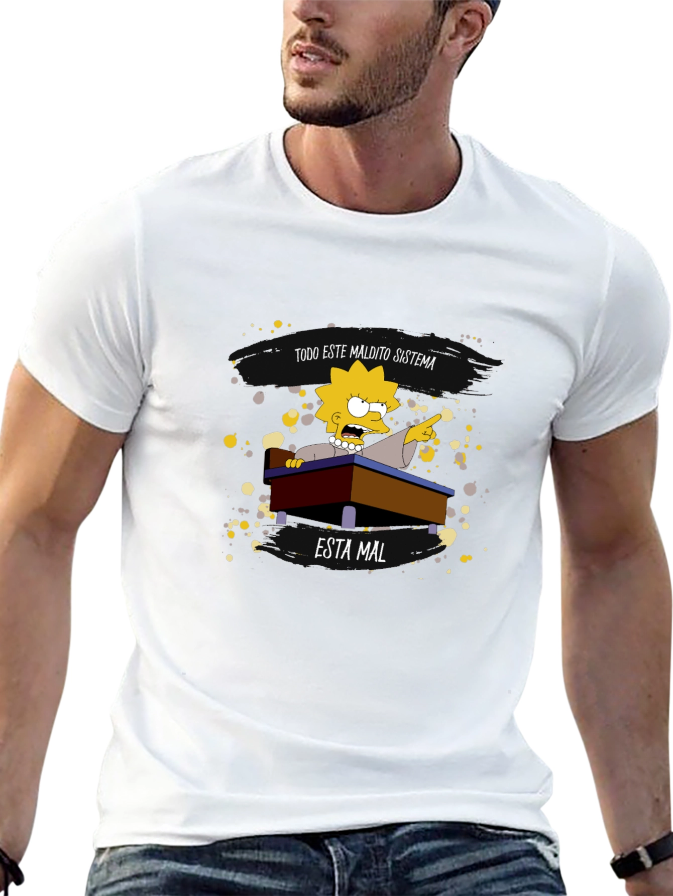Lisa Simpson Todo Este Maldito Graphic Tee